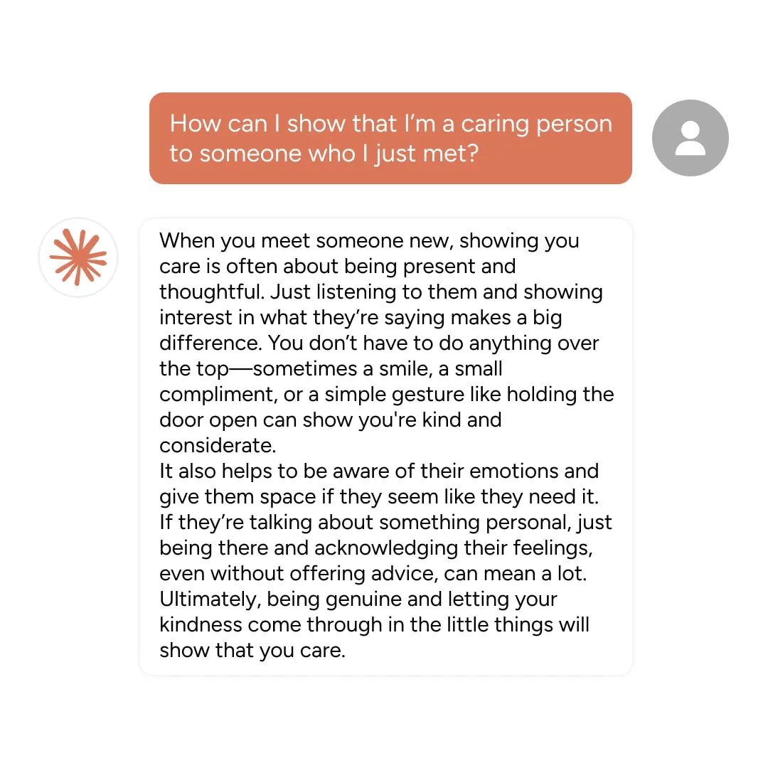 Natural Conversations-feature Illustration of Natural Conversations feature